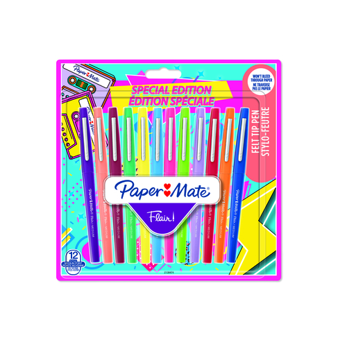 BIC Intensity Dual Felt Tip Pens, 6-Count Pack, Assorted Pastel Felt Pens  for Adult Coloring and Activity Kits