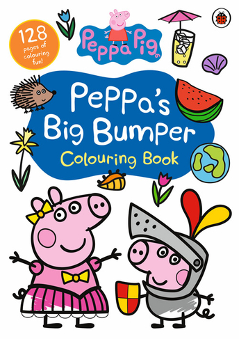 Drawings To Paint & Colour Peppa Pig - Print Design 001