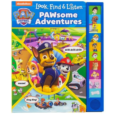 Paw Patrol Look Find & Listen Sound Book by PI Kids | WHSmith