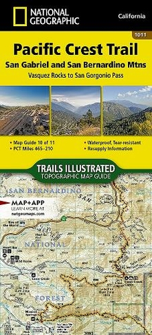 Pacific Crest Trail: San Gabriel And San Bernardino Mountains Map 