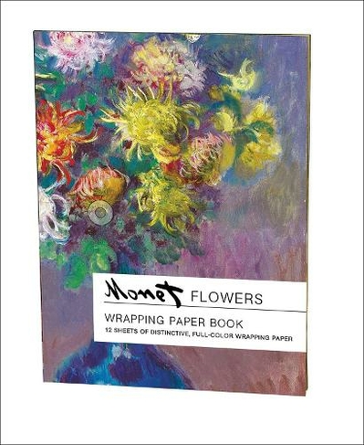 Flowers, Claude Monet: Wrapping Paper Book [Book]
