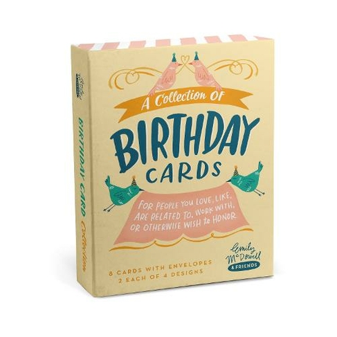 Em & Friends Birthday Cards, Box of 8 Assorted : Em & Friends: :  Office Products