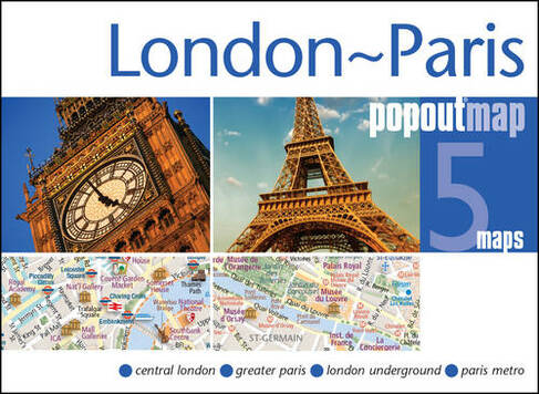 London Paris Popout Map 3rd Edition - 