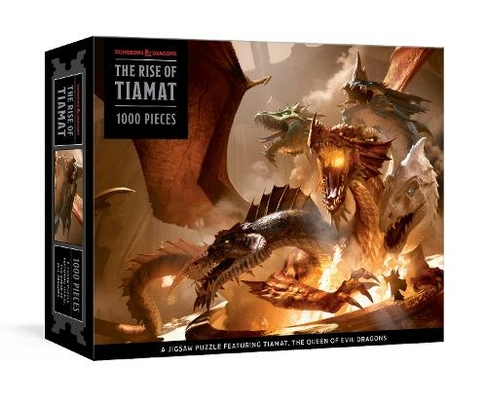 The Rise Of Tiamat Dragon Puzzle 1000 Piece Jigsaw Puzzle Featuring The Queen Of Evil Dragons Jigsaw Puzzles For Adults Dungeons And Dragons Whsmith