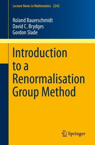 Introduction to a Renormalisation Group Method: (Lecture Notes in  Mathematics 2242 1st ed. 2019) by Roland Bauerschmidt | WHSmith
