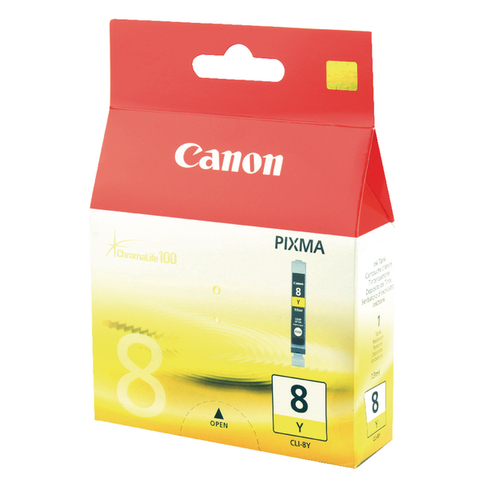 Canon CLI-8Y Yellow Inkjet Cartridge 0623B001 | WHSmith