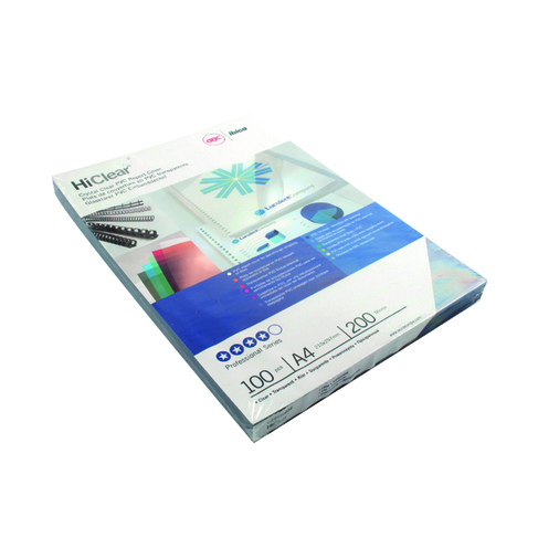 Buy Fellowes Thermal Binding Covers [Clear Front/Black Linen Back] - Pack  of 10 Online