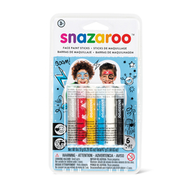 Snazaroo 6 Face Paint Sticks Adventure