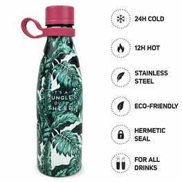 Image of Legami Jungle Hot and Cold Water Bottle