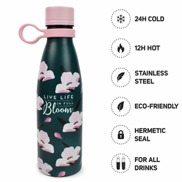 Image of Legami Flower Bloom Hot and Cold Water Bottle