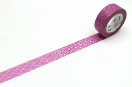 Mt Washi Tape 1P deco 15mm x 7m Seigaihamon Wakamurasaki