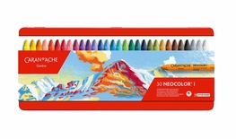 Caran Dache Caran d'Ache Neocolor I Water Resistant Wax Pastels (Tin of 30)