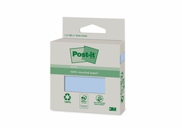Post-it 100% Recycled Sticky Notes Assorted Colours