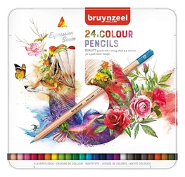 Bruynzeel Expression Colouring Pencils (Tin of 24)