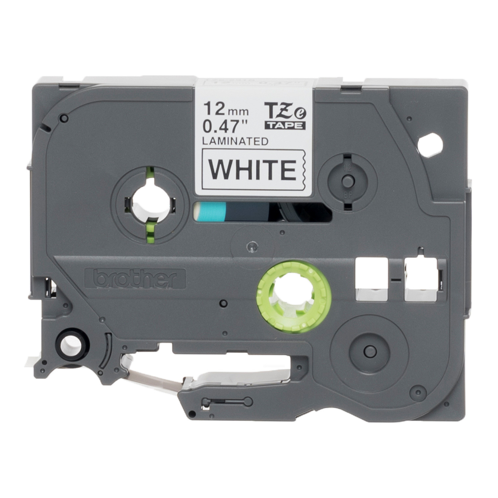 Brother Black on White Labelling Tape 12mm