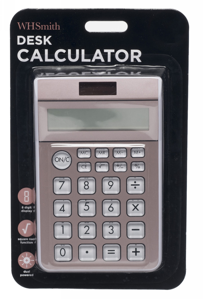casio calculator rose gold