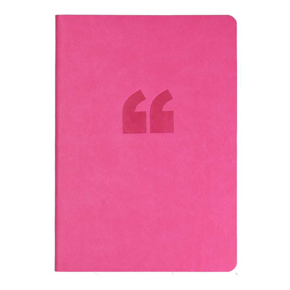 Collins Edge Rainbow Ruled Soft-Touch A5 Notebook Pink | WHSmith