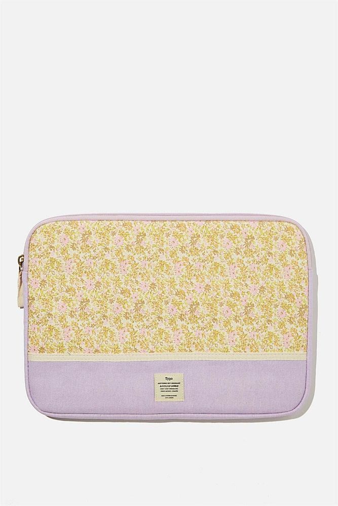 floral laptop case